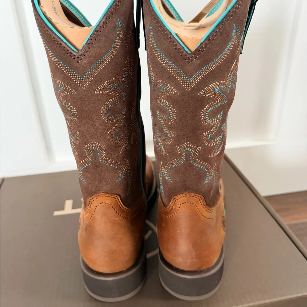 Ariat Women's Delilah Round Toe Work Boots - Picture 5 of 6